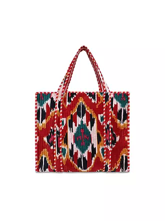 CONSCIOUS YOGA COLLECTIVE | Sac - Shopper VELVET IKAT SHOPPER | rot